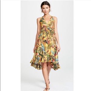 Worn once for occasion.  FARM Rio Into the Wild Midi Dress